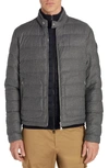 MONCLER ACORUS QUILTED FLANNEL DOWN JACKET