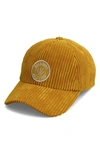 Rag & Bone Yellow Avery Baseball Cap In Golden Olive