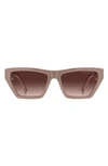 MARC JACOBS 55MM GRADIENT CAT EYE SUNGLASSES