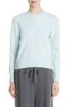 JIL SANDER MERINO WOOL SHRUNKEN CREWNECK SWEATER