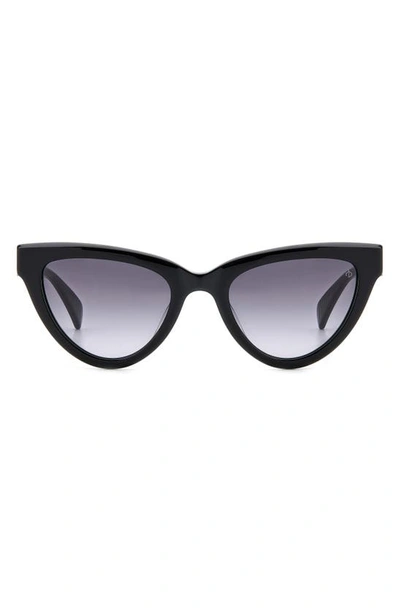 Rag & Bone 52mm Cat Eye Sunglasses In Black