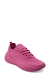 Easy Spirit Power Lace-up Sneaker In Dark Pink