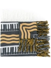 UNDERCOVER STRIPED SCARF,UCS4S0211981664