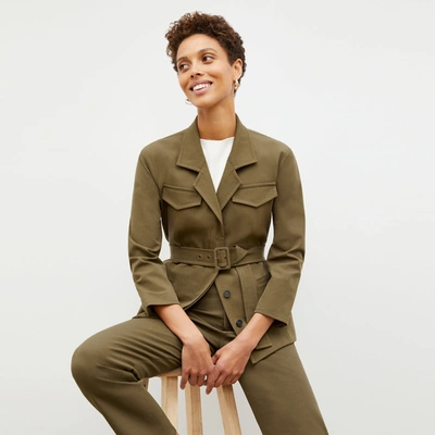 M.m.lafleur The Emalis Jacket - Eco Better Than Denim In Oregano