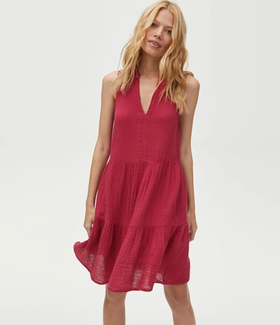 Michael Stars Daisy Gauze Dress In Dolma