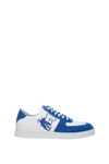 ETRO SNEAKERS LEATHER WHITE LIGHT BLUE