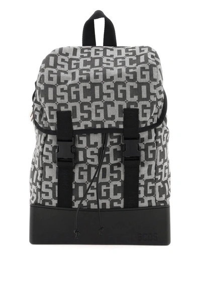Gcds Monogram Backpack In Grey