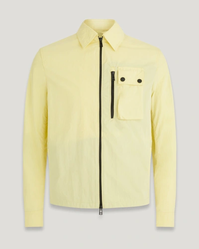 Belstaff Rail Overshirt In Lemon Yellow