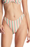 Billabong Island Glow Tanlines Maui Rider Bikini Bottoms In Pink Multi