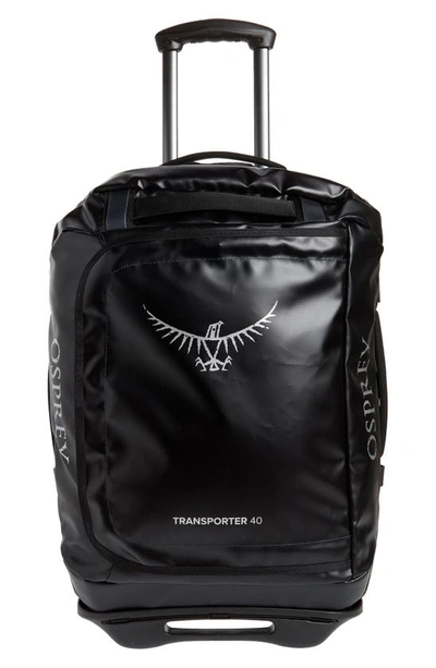 Osprey Transporter 22-inch Wheeled Duffle Bag In Black