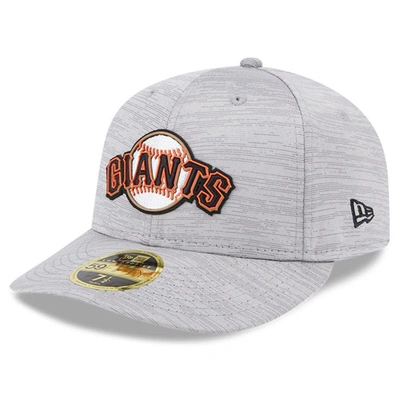 New Era Gray San Francisco Giants 2023 Clubhouse Low Profile 59fifty Fitted Hat
