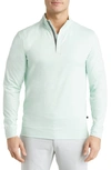 Swannies Mckinnon Quarter Zip Golf Pullover In Green