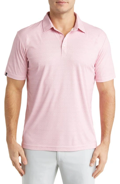 Swannies Eddie B Golf Polo In Flamingo