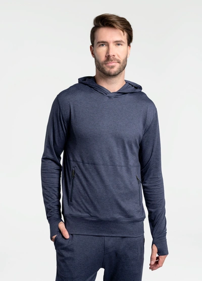 Lole Riley Pullover Hoodie In Navy