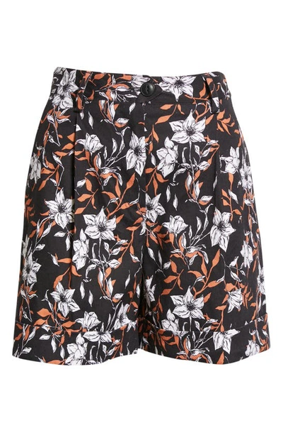 RAG & BONE RAG & BONE IVY PRINT LINEN BLEND SHORTS