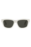 CELINE MONOCHROMS 55MM SQUARE SUNGLASSES