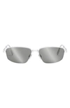 DIOR 'DIOR90 S1U 57MM PILOT SUNGLASSES