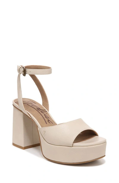 Zodiac Priya Ankle Strap Platform Sandal In Beige