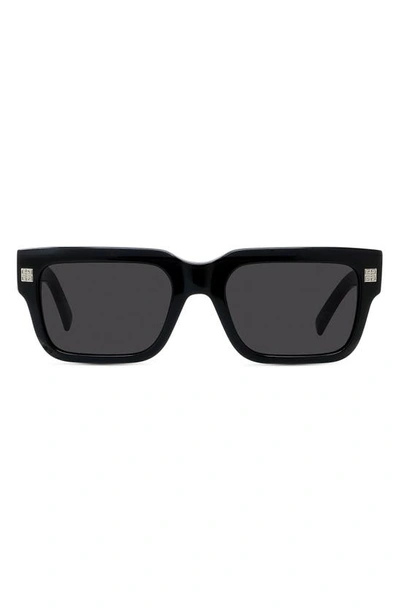 Givenchy Gv Day 53mm Square Sunglasses In Black