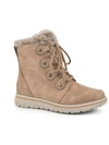 Cliffs By White Mountain Faux Fur Lined Lace-up Boot In Multi