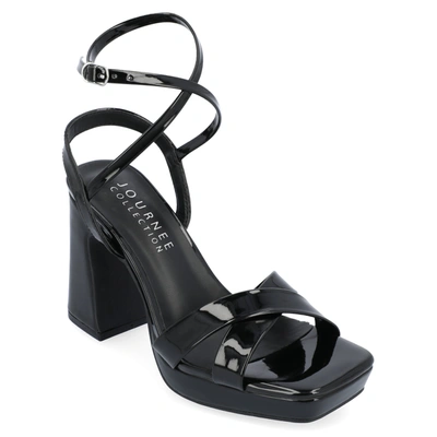 Journee Collection Women's Tru Comfort Foam Zorana Sandals In Black