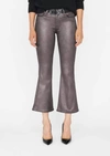 FRAME LE CROP MINI BOOT PANT IN PEWTER