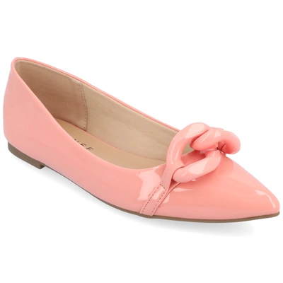 Journee Collection Collection Women's Clareene Flats In Pink