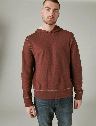 Lucky Brand Men's Duofold Hoodie In Pink