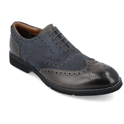 Thomas & Vine Covington Brogue Oxford In Blue