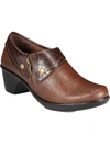 Easy Street Darcy Womens Faux Leather Embossed Booties In Multi