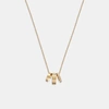 COACH OUTLET SIGNATURE RONDELL NECKLACE