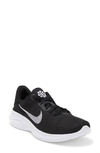 Nike Flex Experience Run 11 Womens Trianers Exercise Running Shoes In Black/ White-dk Smoke Grey