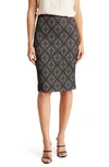 RENEE C RENEE C GEO PRINT PENCIL SKIRT