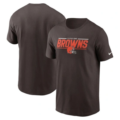 NIKE NIKE BROWN CLEVELAND BROWNS MUSCLE T-SHIRT