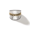 John Hardy Curb Link Palu Saddle Ring