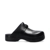 Ferragamo Nope Leather Slides In Black