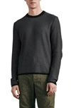 RAG & BONE RAG & BONE HARVEY CREWNECK COTTON & LINEN SWEATER