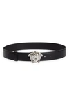 VERSACE MEDUSA HEAD LEATHER BELT