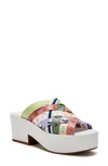 Katy Perry The Busy Bee Crisscross Platform Sandal In Embroidery Multi