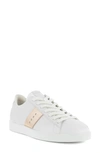 Ecco Street Lite Retro Sneaker In White/ Bronze/ Pure W Silver