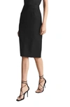 REISS HAISLEY WOOL BLEND PENCIL SKIRT