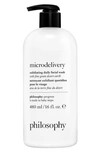 PHILOSOPHY MICRODELIVERY EXFOLIATING DAILY FACIAL WASH, 16 OZ