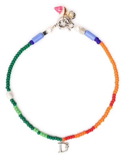 Dsquared2 Shells Necklace In Multicolor