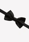 Dolce & Gabbana Silk Bow Tie In Black