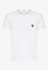 Dolce & Gabbana White T-shirt With Embroidered Logo In White