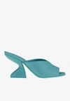 Ferragamo Sansu 85mm Mules In Turquoise