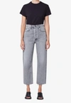 AGOLDE 90S MID-RISE CROPPED JEANS,GRKW_9MC_Gray