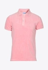 LES CANEBIERS CABANON POLO T-SHIRT IN BABY PINK,Cabanon-Baby Pink