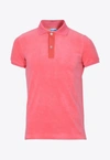 LES CANEBIERS CABANON POLO T-SHIRT IN RASPBERRY,Cabanon-Raspberry