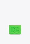 Dolce & Gabbana Dg Logo Embossed Cardholder In Green